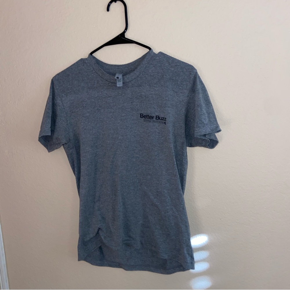 Super cute y2k grey barista coffee top short sleeve stylish girly fashion shirt